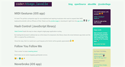 Desktop Screenshot of diegolavalle.com
