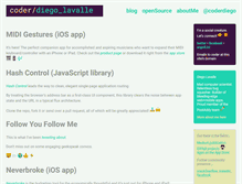 Tablet Screenshot of diegolavalle.com